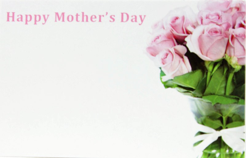 Picture of Florist Gift Cards Small Happy Mother's Day x 50pcs